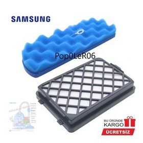 Samsung 102432059 SC 88H1 Uyumlu Hepa Filtre ve Sünger Filtre Takımı