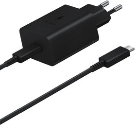 Samsung 3A 15W Type-C Çıkışlı 1 mt Siyah Kablolu Şarj Aleti Set