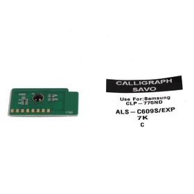 Samsung 609CS CLP 775ND-770N 7000 SayfaMavi Toner Chip