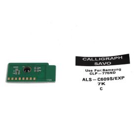 Samsung 609CS CLP 775ND-770N 7000 SayfaMavi Toner Chip