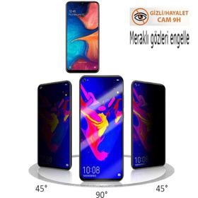 Samsung A20 Ekran Koruyucu Uyumlu Kırılmaz Cam