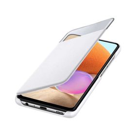 Samsung A325F Galaxy A32 için S View Beyaz Koruyucu Kılıf