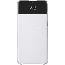 Samsung A325F Galaxy A32 için S View Beyaz Koruyucu Kılıf