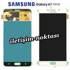 Samsung A710F Galaxy A7 2016 Beyaz Uyumlu Lcd Ekran