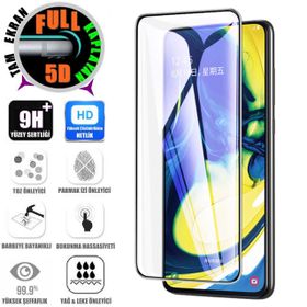 Samsung A80 Ekran Koruyucu Uyumlu Kırılmaz Cam
