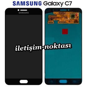 Samsung C7000 Galaxy C7 Siyah Uyumlu Lcd Ekran