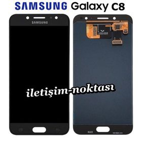 Samsung C7100 Galaxy C8 Siyah Uyumlu Lcd Ekran