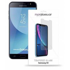 Samsung C8 Temperli Ekran Koruyucu Uyumlu Kırılmaz Cam