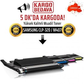 Samsung CLP-320-CLT-M407S-SU268A Kırmızı Muadil Toner