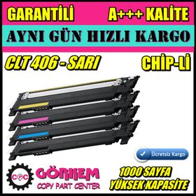 Samsung CLP-365/CLT-Y406S/SU466A Sarı Muadil Toner