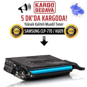 Samsung CLP-770-CLT-C609S-SU086A Mavi Muadil Toner
