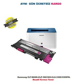 Samsung CLT-M406 406 KIRMIZI Muadil Toner