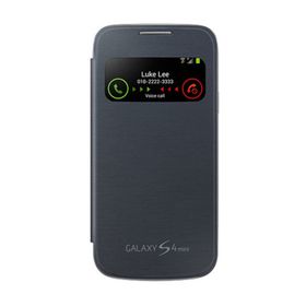 Samsung DYK00784 Samsung i9190 Galaxy S4 Mini Orjinal S View Cover Siyah Kılıf