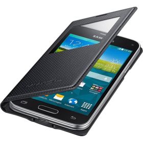 Samsung EF-CG800BKEGWW Galaxy S5 Mini S-View Siyah Cep Telefonu Kılıfı