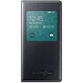Samsung EF-CG800BKEGWW Galaxy S5 Mini S-View Siyah Cep Telefonu Kılıfı