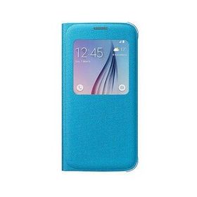 Samsung Ef CG920BLEGWW Galaxy S6 Orjinal S View Cover Mavi Cep Telefonu Kılıf