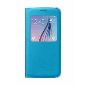 Samsung Ef CG920BLEGWW Galaxy S6 Orjinal S View Cover Mavi Cep Telefonu Kılıf