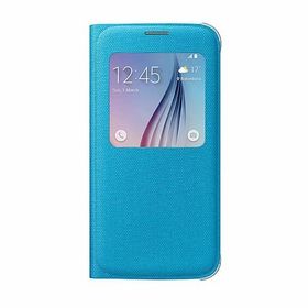 Samsung Ef CG920BLEGWW Galaxy S6 Orjinal S View Cover Mavi Cep Telefonu Kılıf