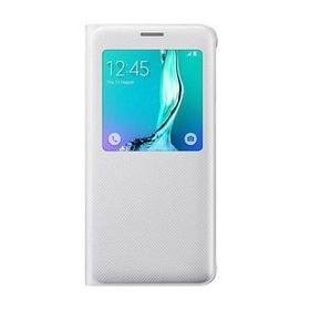 Samsung EF-CG928PWEGTR S6 Edge+ Plus S-View Cover Beyaz Cep Telefonu Kılıfı