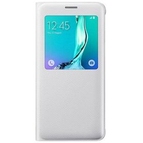 Samsung EF-CG928PWEGTR S6 Edge+ Plus S-View Cover Beyaz Cep Telefonu Kılıfı
