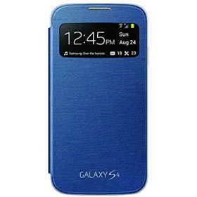 Samsung Ef-Cı950blegww İ9500 Galaxy S4 Orjinal S View Cover Koyu Mavi Kılıf