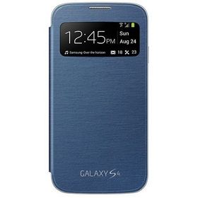 Samsung Ef-Cı950blegww İ9500 Galaxy S4 Orjinal S View Cover Koyu Mavi Kılıf