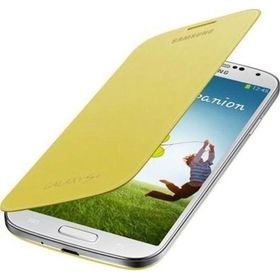 Samsung EF-FI950BYEGWW S4 I9500 Sarı Kapaklı Kılıf