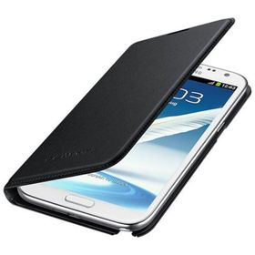 Samsung EF-NN710B Samsung Galaxy Note 2 Orjinal Flip Wallet Siyah Kılıf