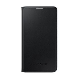 Samsung EF-NN710B Samsung Galaxy Note 2 Orjinal Flip Wallet Siyah Kılıf