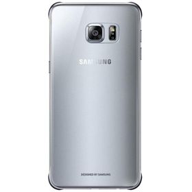 Samsung EF-QG928CSEGWW S6 Edge+ Plus Koruyucu Gümüş Şeffaf Cep Telefonu Kılıfı