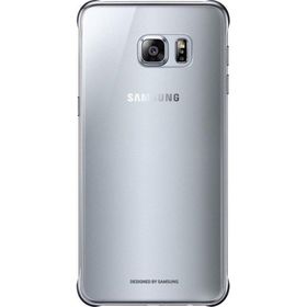 Samsung EF-QG928CSEGWW S6 Edge+ Plus Koruyucu Gümüş Şeffaf Cep Telefonu Kılıfı