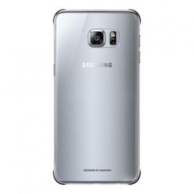 Samsung EF-QG928CSEGWW S6 Edge+ Plus Koruyucu Gümüş Şeffaf Cep Telefonu Kılıfı