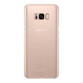 Samsung EF-QG955CPEGWW Samsung Galaxy S8+ Şeffaf Koruyucu Pembe Kılıf