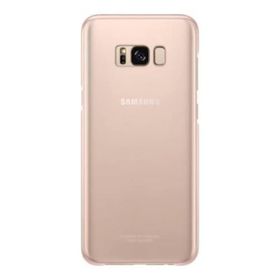 Samsung EF-QG955CPEGWW Samsung Galaxy S8+ Şeffaf Koruyucu Pembe Kılıf