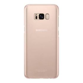 Samsung EF-QG955CPEGWW Samsung Galaxy S8+ Şeffaf Koruyucu Pembe Kılıf