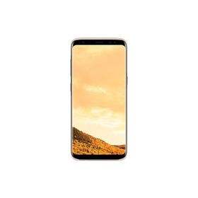 Samsung EF-QG955CPEGWW Samsung Galaxy S8+ Şeffaf Koruyucu Pembe Kılıf