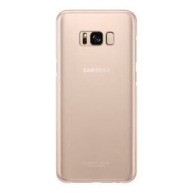 Samsung EF-QG955CPEGWW Samsung Galaxy S8+ Şeffaf Koruyucu Pembe Kılıf