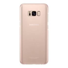 Samsung EF-QG955CPEGWW Samsung Galaxy S8+ Şeffaf Koruyucu Pembe Kılıf