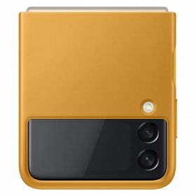 Samsung EF-VF711LYEGWW Galaxy Z Flip3 5G Leather Cover Kılıf