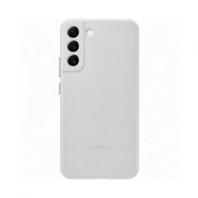 Samsung EF-VS906LJEGWW Galaxy S22+ Plus Açık Gri Deri Kılıf