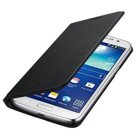 Samsung EF-WG710BBEGWW Samsung G7100 Galaxy Grand 2 Flip Wallet Orjinal Siyah Kılıf