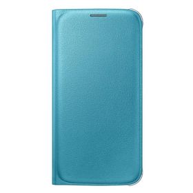 Samsung EF-WG920PLEGWW Galaxy S6 Kartlıklı Deri Mavi Cep Telefonu Kılıfı
