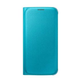 Samsung EF-WG920PLEGWW Galaxy S6 Kartlıklı Deri Mavi Cep Telefonu Kılıfı