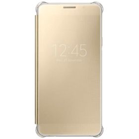 Samsung EF-ZG930CFEGWW Gold Clear View Fonksiyonel Telefon Kılıfı