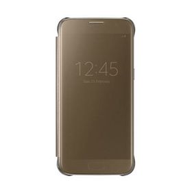 Samsung EF-ZG930CFEGWW Gold Clear View Fonksiyonel Telefon Kılıfı