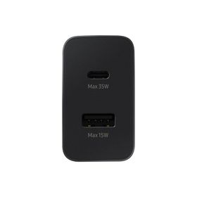 Samsung EP-TA220N 35W Siyah İkili Kablosuz Hızlı Şarj Adaptörü