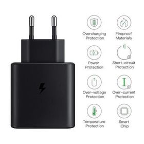 Samsung EP-TA845 45 W Siyah Hızlı Şarj Cihazı