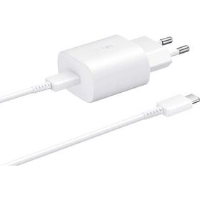 Samsung Fast Charging 25W Type-C Çıkışlı Beyaz Kablolu Şarj Aleti