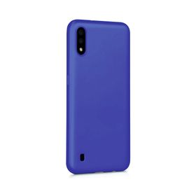Samsung Galaxy A01 Mavi Uyumlu Silikon Kılıf