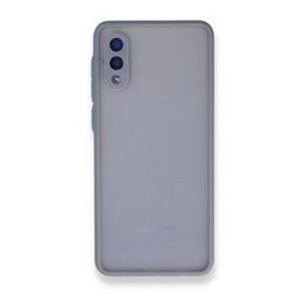 Samsung Galaxy A02 Montreal Silikon Kapak Gri Kılıf
